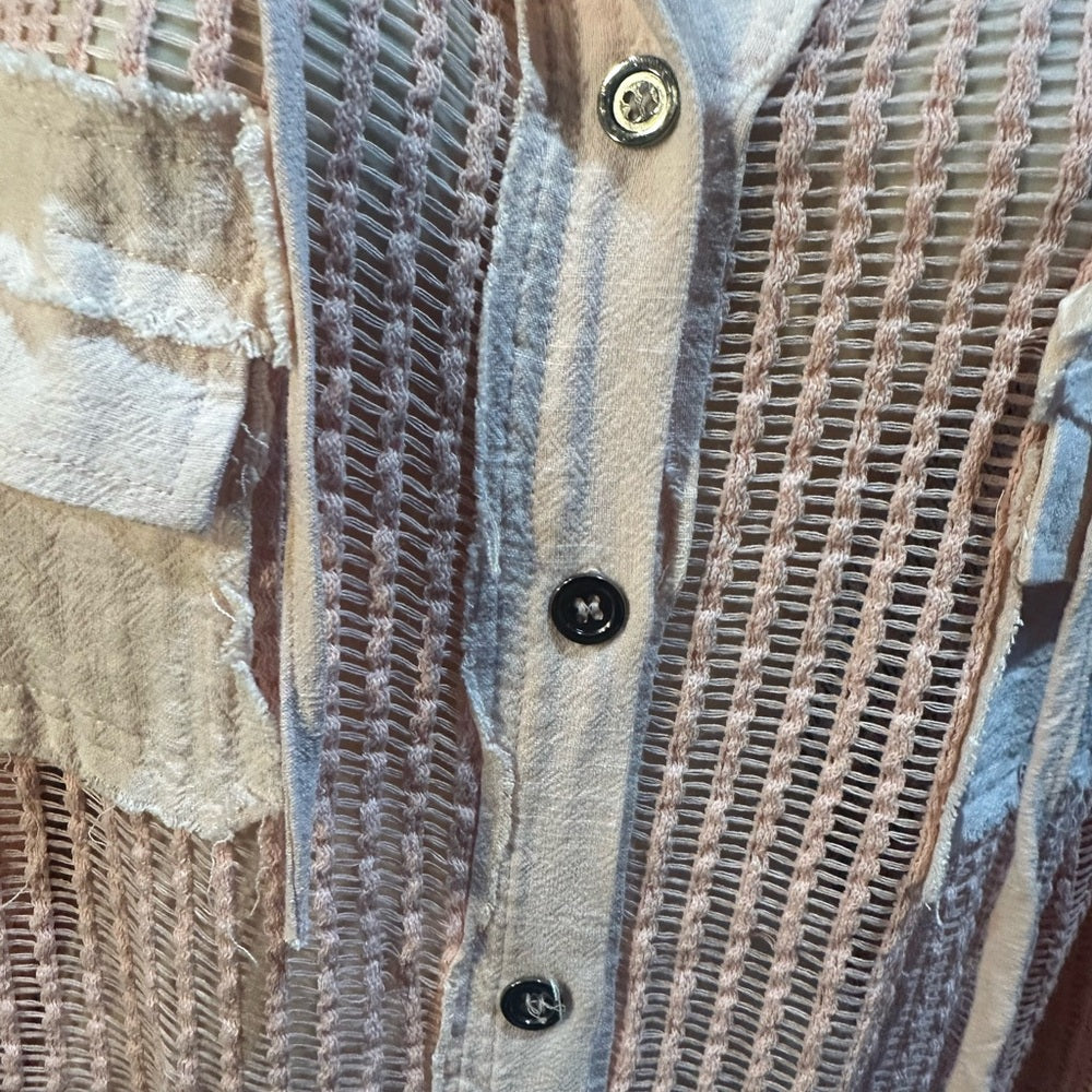 NWOT SIZE L POL Cream Button Down Shirt
