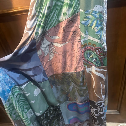 NWT SIZE OS Advance Apparels Colorful Patchwork Jumpsuit