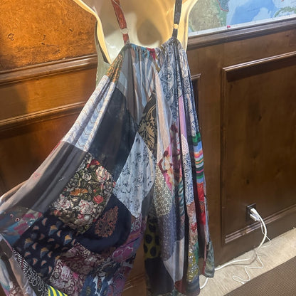 NWT SIZE OS Advance Apparels Colorful Patchwork Jumpsuit