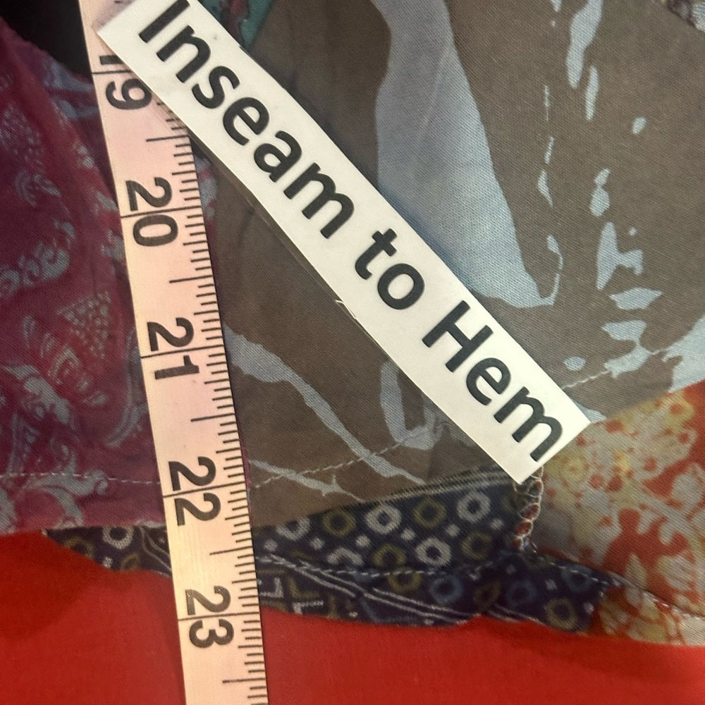 NWT SIZE OS Advance Apparels Colorful Patchwork Jumpsuit